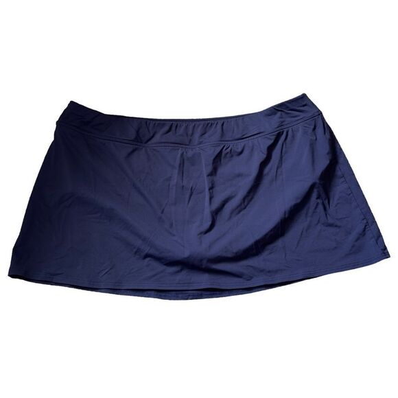 Lands’ End Women's Plus Size Tummy Control Swim Skirt Swim Bottoms Size 24W - Picture 8 of 10